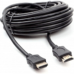 Кабель HDMI <--> HDMI 10.0м Cablexpert CC-HDMI4L-10M, v2.0, 19M/19M, серия Light, черный, позол.разъемы, экран, пакет