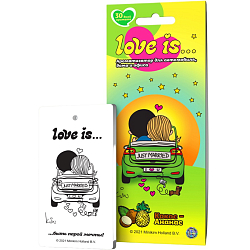 Ароматизатор AROMA Riche LOVE IS КОКОС-АНАНАС картонный
