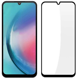 Противоударное стекло 9D GLASS для Samsung Galaxy A15 черное