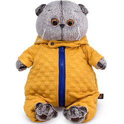 Мягкая игрушка Басик в стеганом комбинезоне, 22см (Ks22-164)