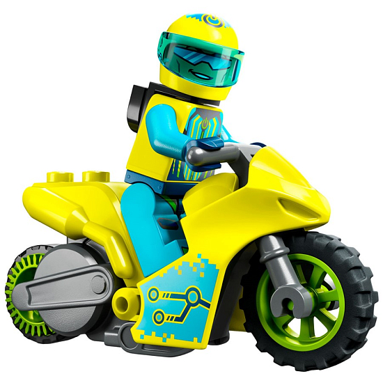 Конструктор LEGO City 60358 Кибер трюковый байк