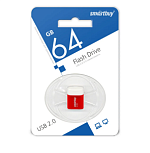 USB 64Gb SMARTBUY Lara Red