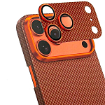 Противоударное стекло для камеры KEEPHONE KEVILAR LENS FOR CAMERA для iPhone 17 PRO, CORAL ORANGE