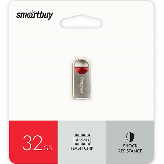 USB 32Gb Smart Buy MC8 металл красный