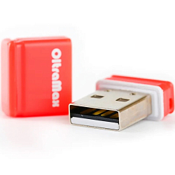 USB 16Gb OltraMax Drive 50 Mini series оранжевый/красный