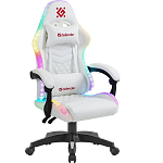 Кресло игровое DEFENDER Core белый,RGB,класс 4,PU DEFENDER