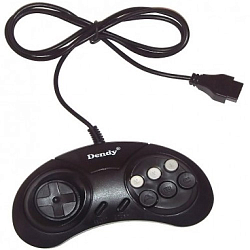 Джойстик 8-bit (форма Sega) 9р узкий разъем