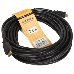 Кабель HDMI <--> HDMI  7.5м,  TV-COM CG150S-7.5M, V1.4+3D