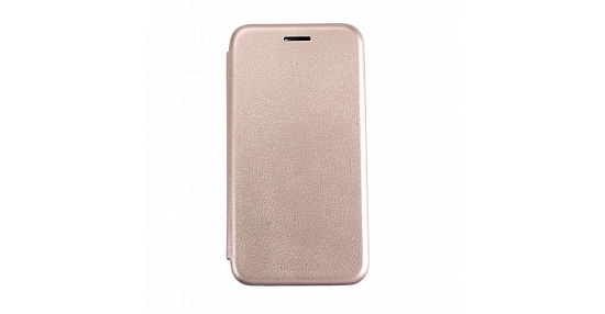 Чехол футляр-книга NONAME для XIAOMI Redmi 8 золотой, кожзам