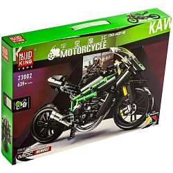 Конструктор MOULD KING 23002, HZ-R, мотоцикл, 639 деталей, чёрный (арт.80002122)