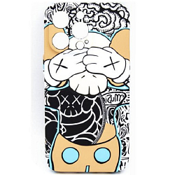 Силиконовый чехол LUXO для iPhone X ( № S31 KAWS )