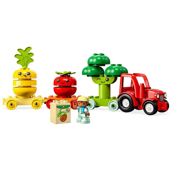 Конструктор LEGO DUPLO 10982 Трактор для перевозки овощей и фруктов