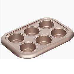 Форма для маффинов NADOBA серия RADA, 29,4х21х3,5 см, стальная, антипригарная