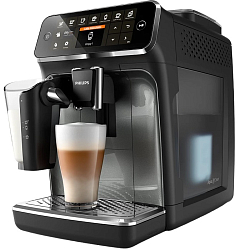 Кофемашина PHILIPS  EP4346/70, чёрный/серебристый