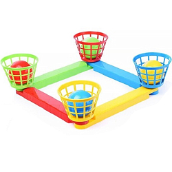 Кольцеброс с корзинками (ромб)