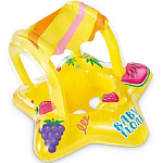 Надувной круг-ходунки 81х79см INTEX "Фрукты" с тентом (56573)