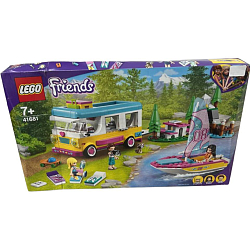 Конструктор LEGO Friends 41681 Лесной дом на колесах и парусная лодка (Уценка)
