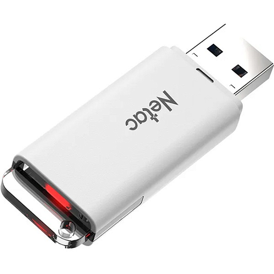 USB  8Gb Netac U185 белый 