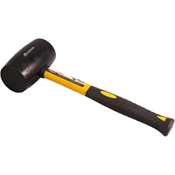 Киянка резиновая ULTIMA, 225 г, черная резина,фиберглассовая рукоятка арт.121027