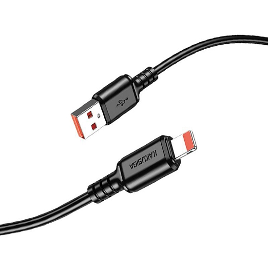 Кабель USB <--> Lightning  1.0м Kakusiga KSC-982 черный
