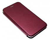 Чехол футляр-книга NEYPO для iPhone 5/5S/SE, PREMIUM, экокожа, бордовый