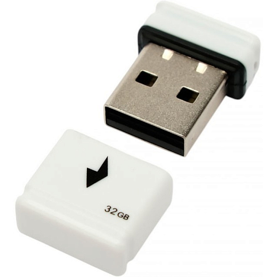 USB 32Gb Gembird GFL-2.0-32mini, белый