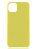 Задняя накладка SILICONE CASE для iPhone 11 Pro Max  №04 жёлтый