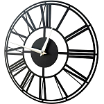 Часы настенные, интерьерные, бесшумные, d-30 см Columba черный