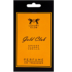 Ароматизатор Luxury Club Gold (по мотивам Montale Intence Cafe) BF04 подвесной картонный