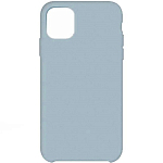 Силиконовый чехол STR Soft Touch для iPhone 11 (серо-голубой)