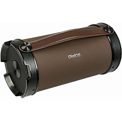 Колонка портативная DIALOG Progressive AP-1000, коричневый/черный, Bluetooth