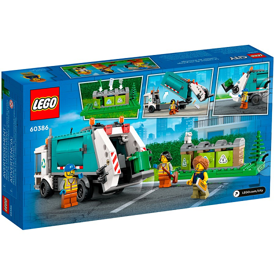Конструктор LEGO City 60386 Грузовик для переработки отходов