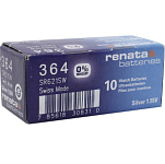 Элемент питания RENATA AG01 (R364) (SR621SW) BL-10