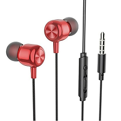 Наушники HOCO M87, String, красный, Jack 3.5