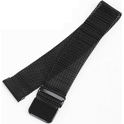 Металлический ремешок для часов "Соломон", 22 мм, l-22 см, черный 6834541