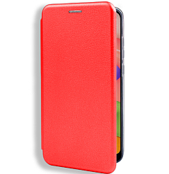 Чехол футляр-книга STYLISH для Xiaomi POCO F3/K40 (2021) (Красный)