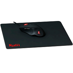 Набор SMARTBUY RUSH черный (SBM-730G-K) (мышь+коврик)