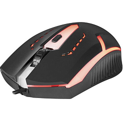 Мышь DEFENDER MB-600L, Flash, чёрная, USB