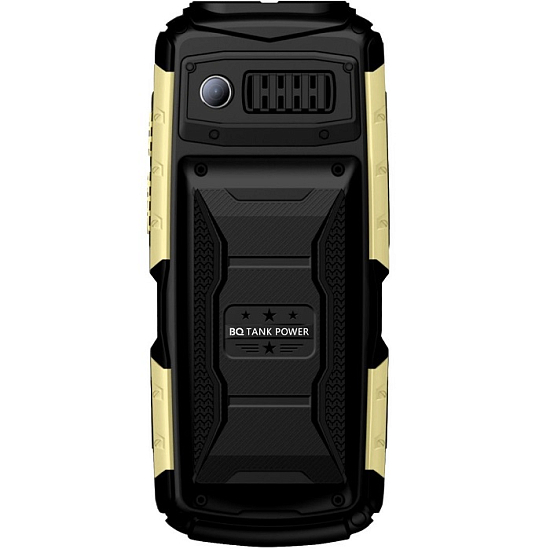 Телефон BQ 2430 Tank Power Black&gold