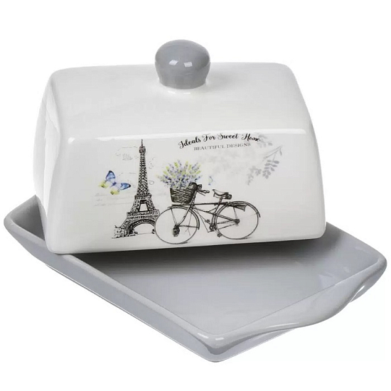 Масленка Daniks доломит, крышка доломит, Прованс (419423)