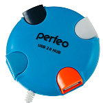 USB-хаб PERFEO (PF-VI-H020) синий, 4 порта