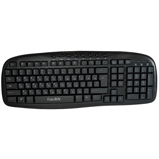 Клавиатура FAISON EASY MEDIA, KB111, чёрный