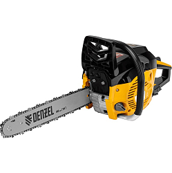 Пила цепная бензиновая DENZEL DGS-4516, шина 40 см, 45см3, 3,0 л.с., шаг 3/8, паз 1,3 мм, 57 зв