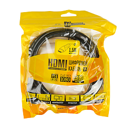 Кабель HDMI <--> HDMI  1.5м JET.A JA-HD8 ver 1.4