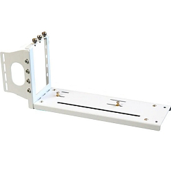 Кронштейн для видеокарты на 3 слота без райзера PCIe для вертикальной установки видеокарты,,белый