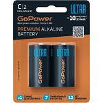 Элемент питания GoPower LR14 ULTRA BL-2 (2/12/192)
