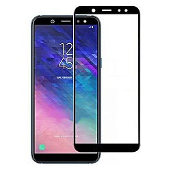 Противоударное стекло 3D NONAME для SAMSUNG Galaxy A6 Plus (2018) черное