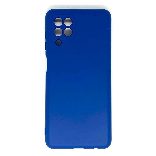 Задняя накладка ZIBELINO Soft Case для Samsung Galaxy M32 (темно-синий)
