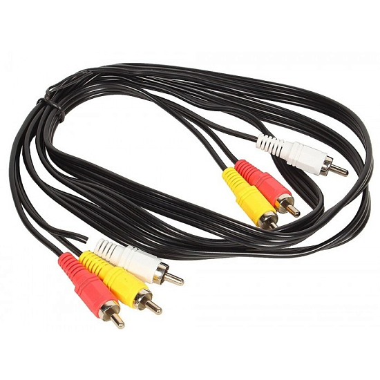 Кабель 3RCA <--> 3RCA  1.5м RITMIX RCC-076