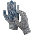 Перчатки рабочие Х/Б серые  с ПВХ покрытием
